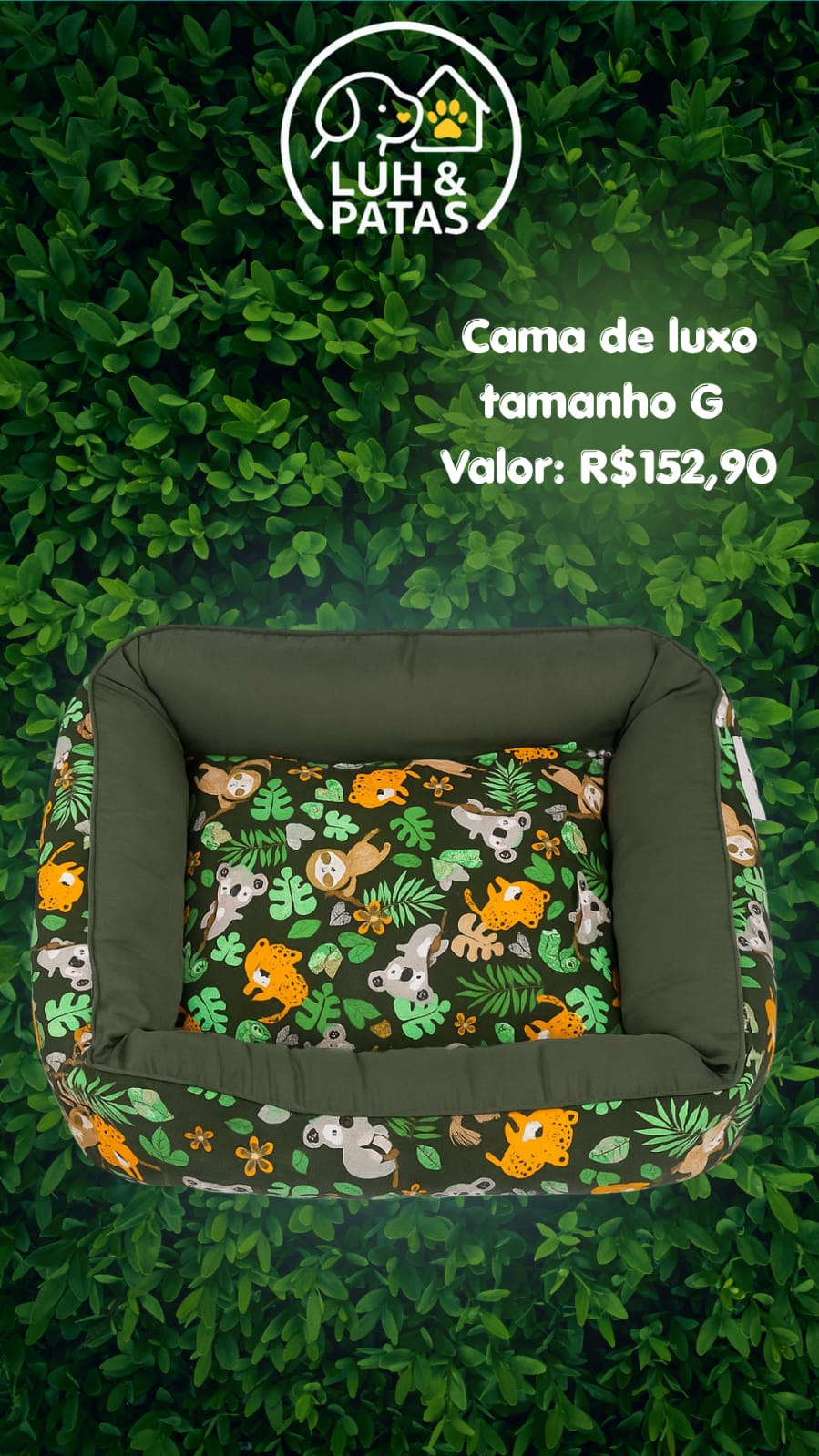 caminha luxos verde tam G