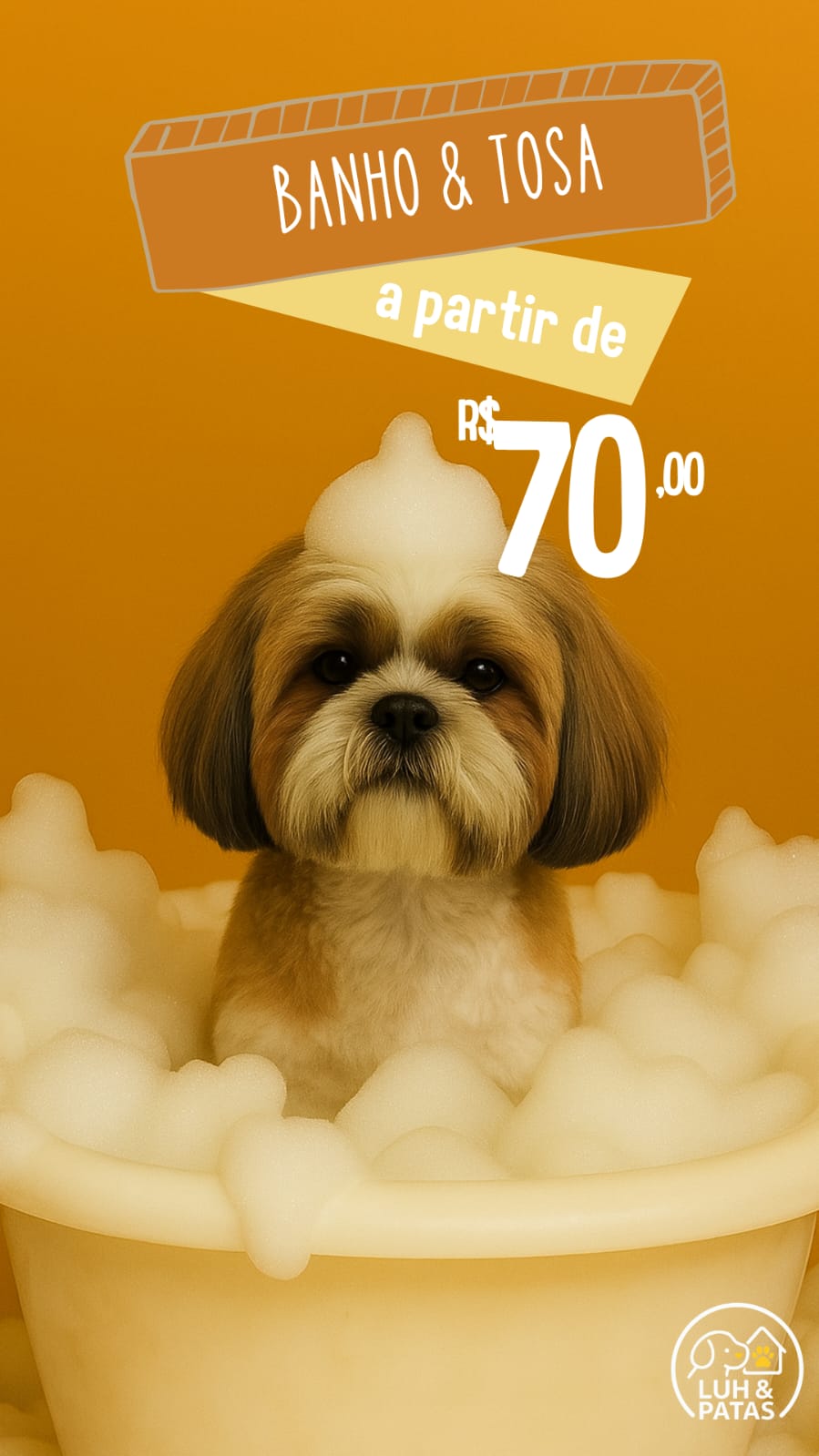 Banho e tosa Porte Pequeno